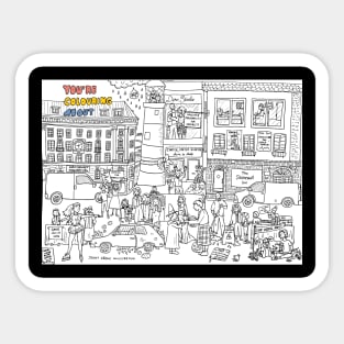 You're Wrong About - colouring Sticker